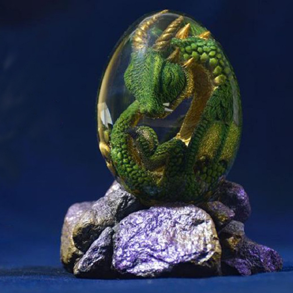 Art Craft Dinosaur - Lav ejderha yumurta heykeli standı tabanı