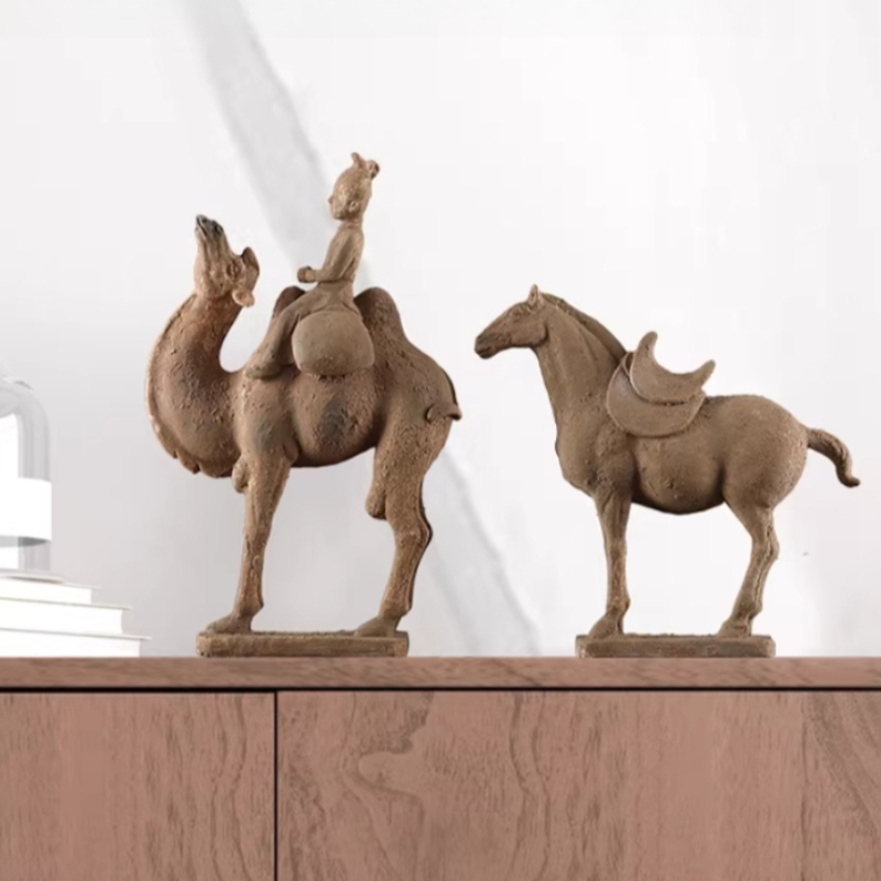 Art Craft Ideas For School - Çin Tang Hanedanı Çömlek Figürü Vintage