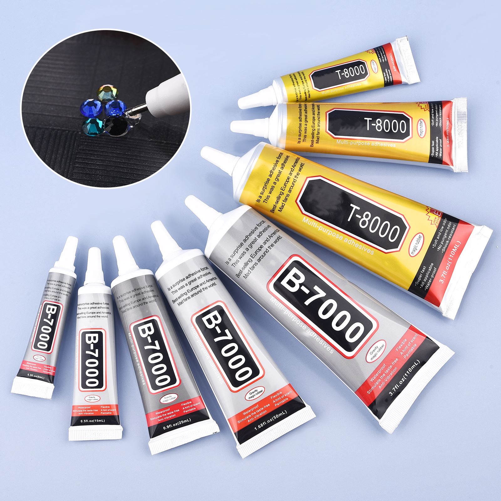 Art Craft Glue - 9/15/50/110 ml B-7000 Tutkal T-8000 Yapıştırıcı