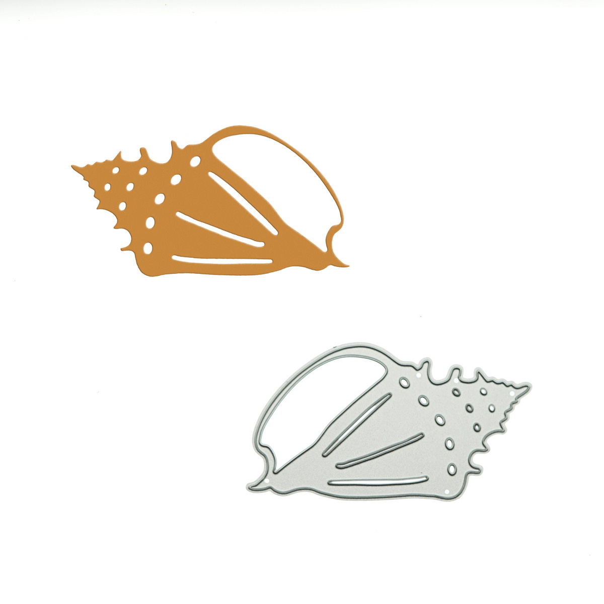 Stencil Cutting Plotter - Okyanus deniz kabuğu kabuklu desen Metal