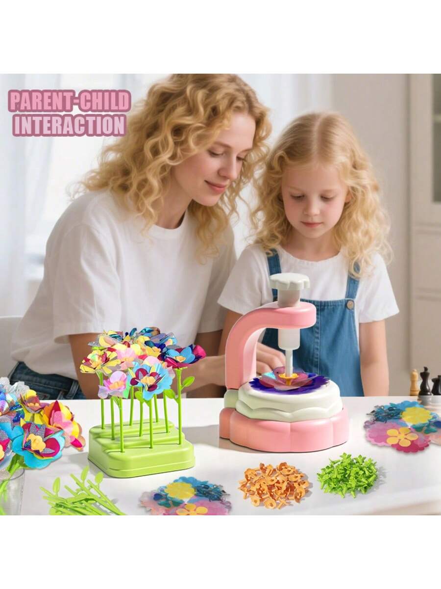 Art Craft 6 Year Old - Çocuklar için Pres Makineli Çiçek Yapımı