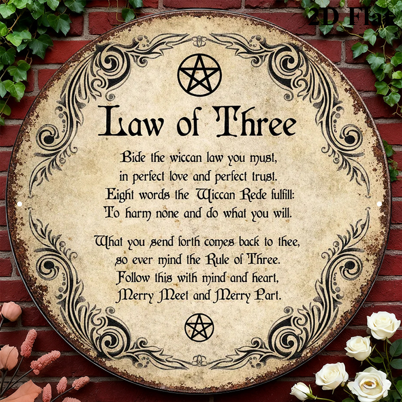 Art & Craft Kortingscode - CIFBUY Vintage Wicca Üçlü Tanrıça Alüminyum