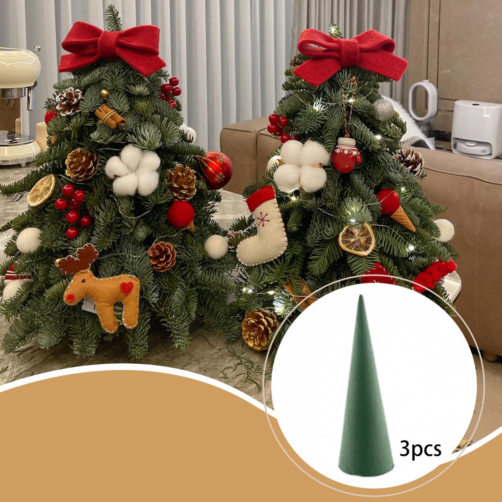 Art Craft Holiday - Çiçekli Noel Ağacı Koni Çok Yönlü