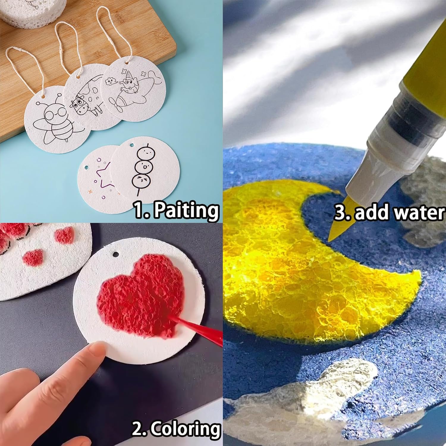 Çocuklar için 3D Kabarık Köpük - Art Craft Paper incelemesi ve fiyatı