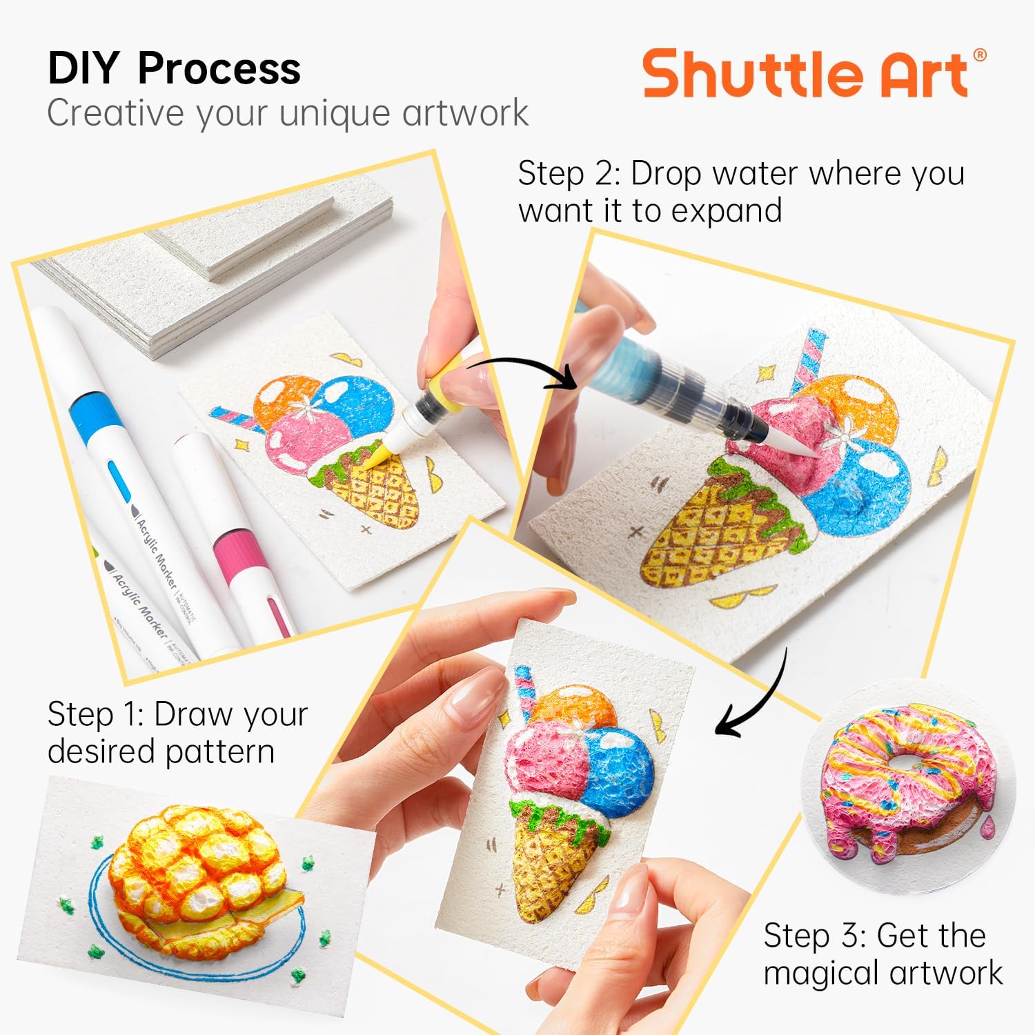Çocuklar için 3D Kabarık Köpük - Art Craft Paper incelemesi ve fiyatı