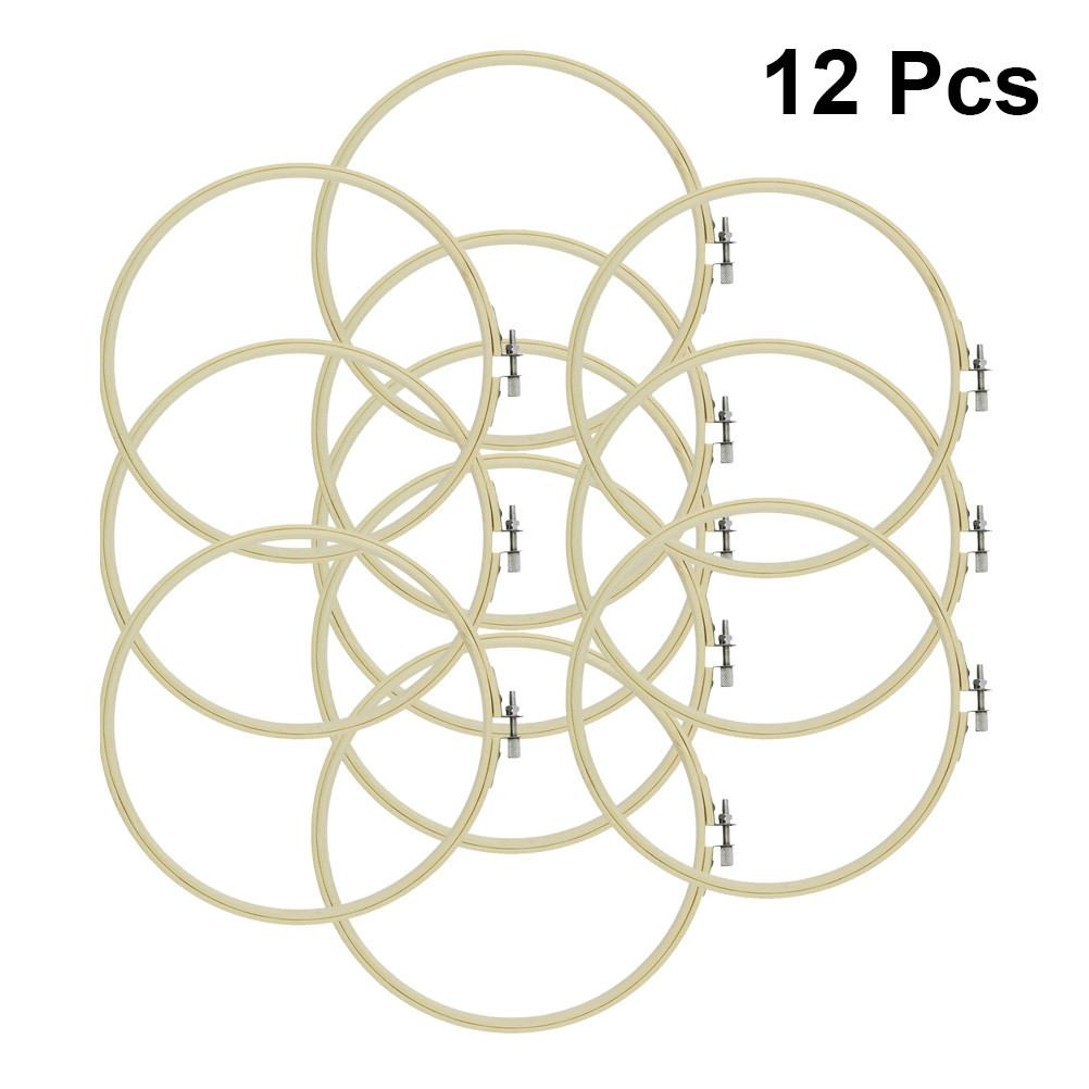 12 Adet 20Cm Bambu Nakış Çembe - Art Craft Gift Ideas incelemesi ve fiyatı