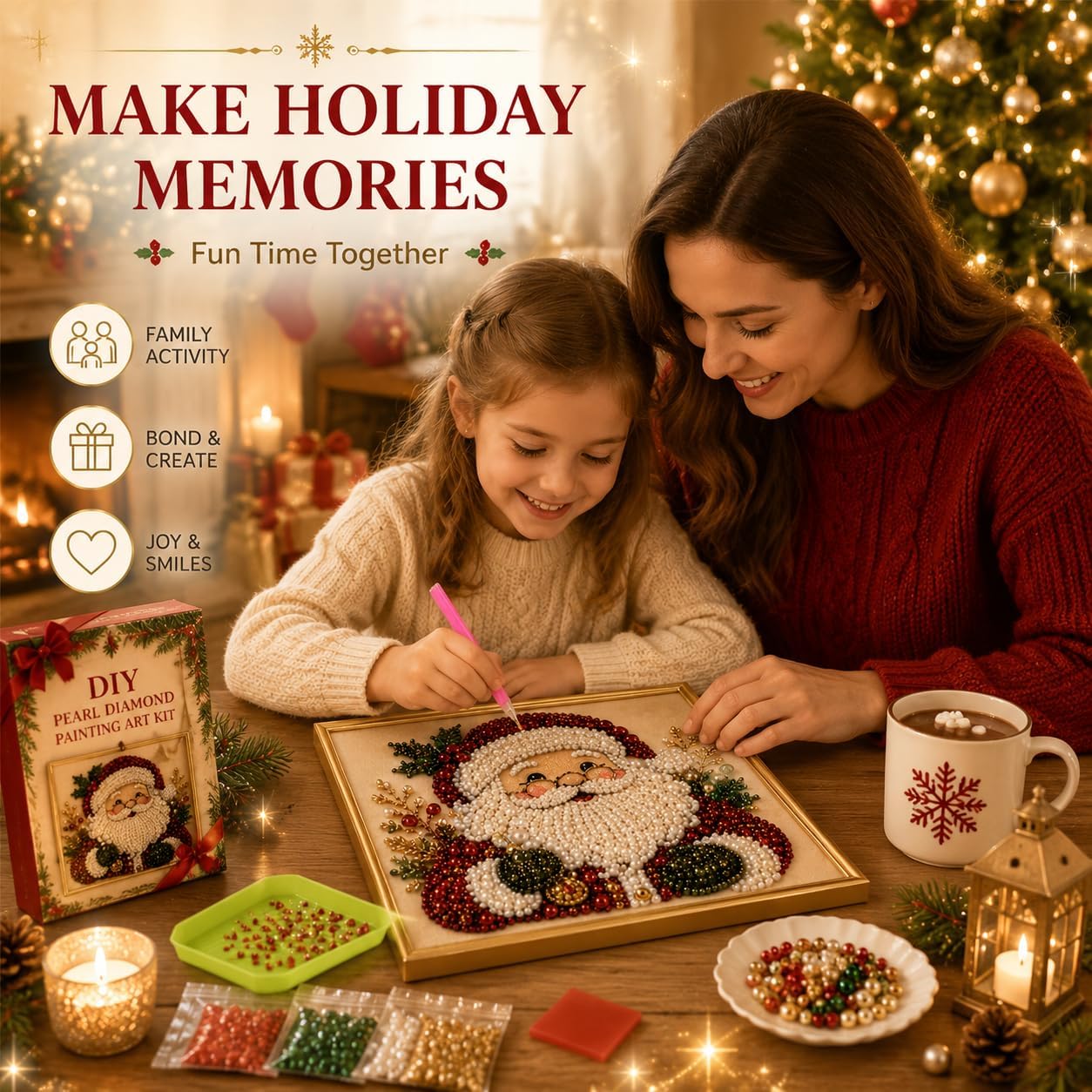 Kendin Yap Noel İnci Elmas Boy - Art Craft Holiday incelemesi ve fiyatı