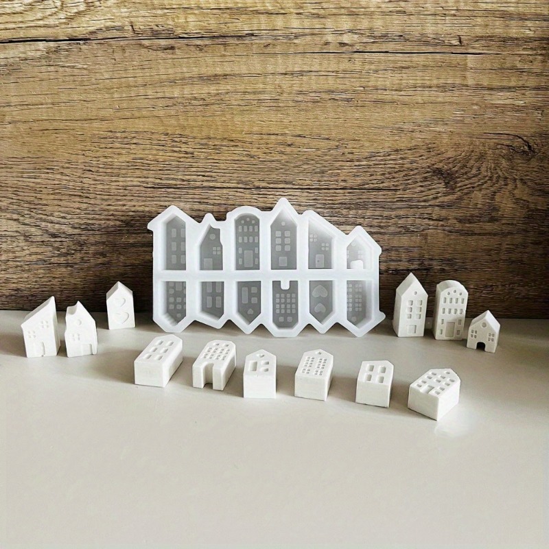 Avrupa Tarzı Noel Evi Silikon  - Art Craft House Making incelemesi ve fiyatı