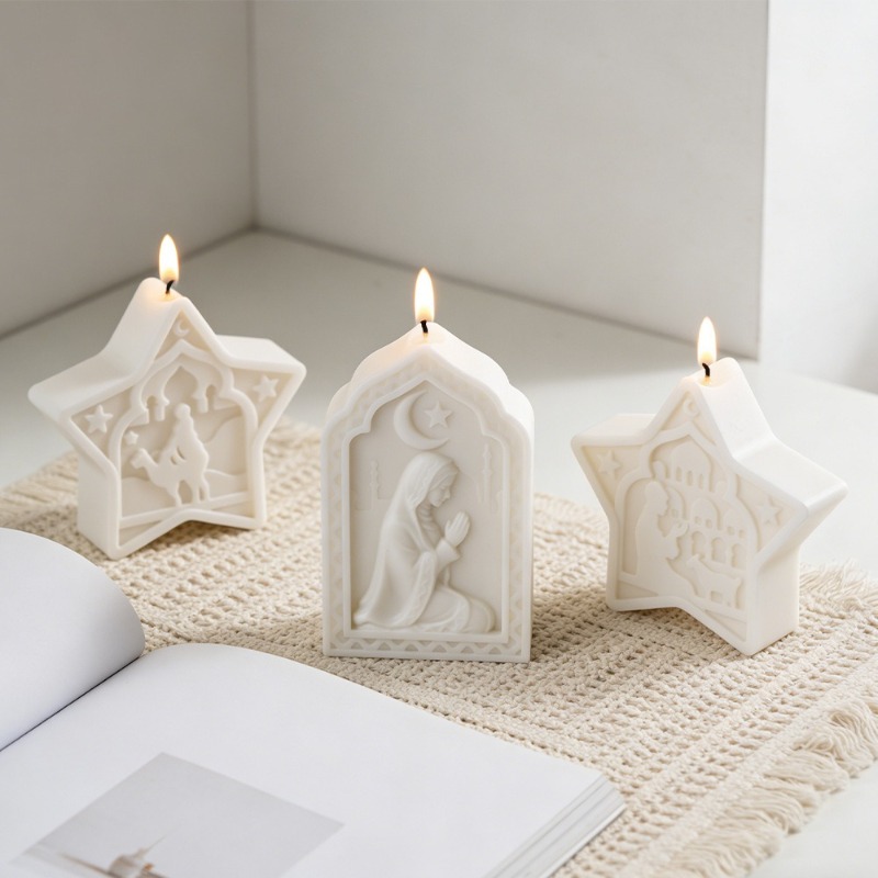 Cami mum kalıbı yumuşak yıldız - Art Craft Show incelemesi ve fiyatı
