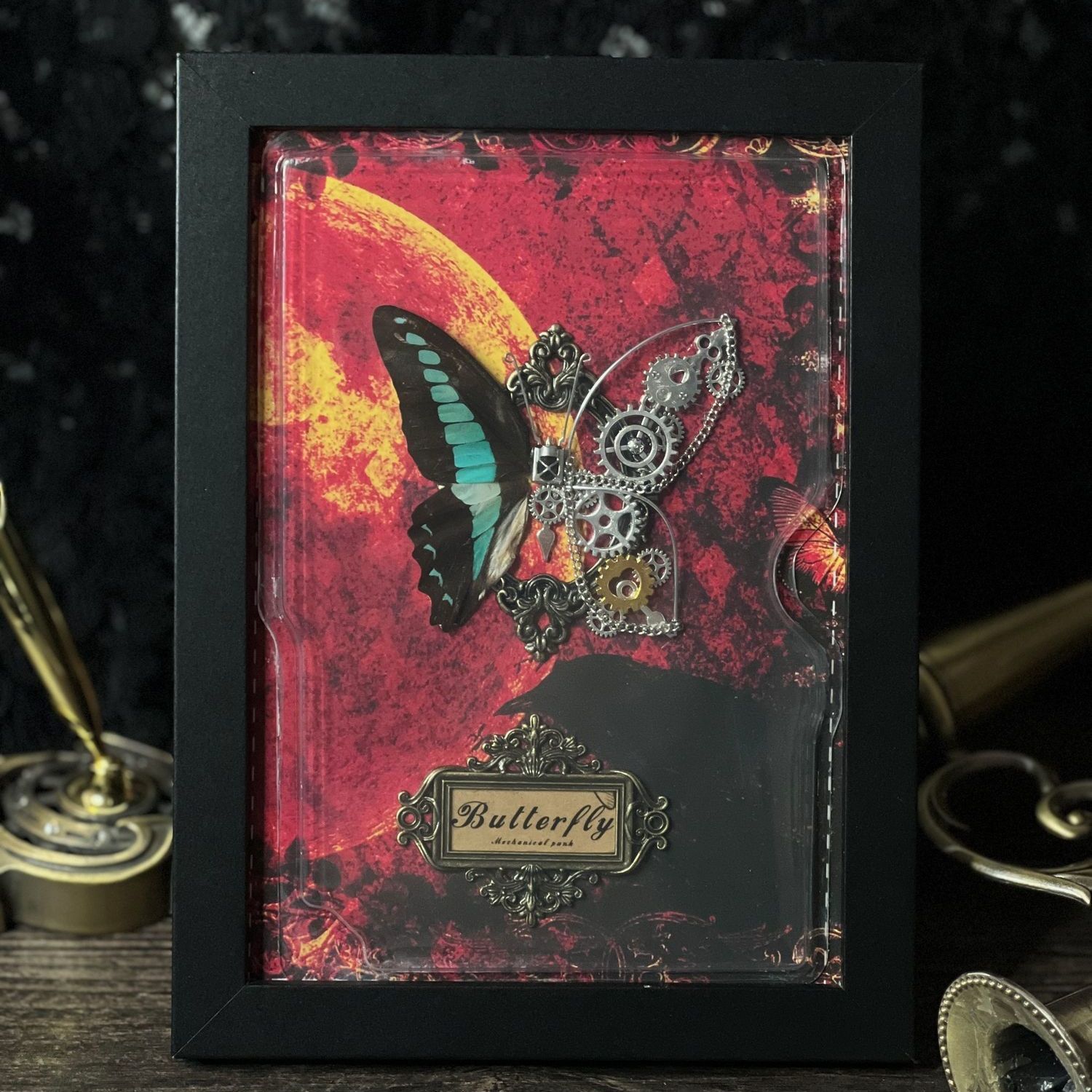 Steampunk Kelebek Çerçevesi DI - Art Craft Paper incelemesi ve fiyatı