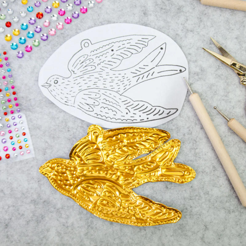 DIY Altın Folyo Sanat Rölyef N - Art Craft Paper incelemesi ve fiyatı