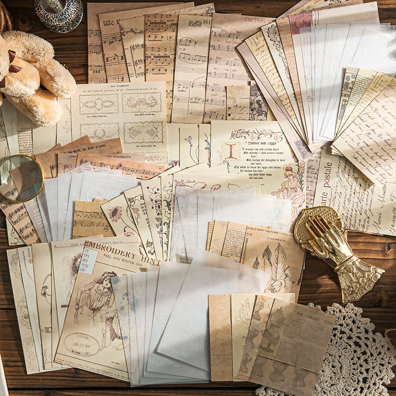 Vintage Scrapbooking Craft Kağ - Art Craft Background incelemesi ve fiyatı
