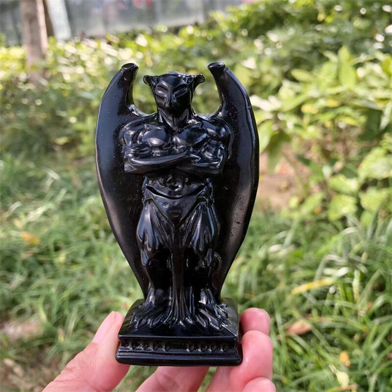 10CM Doğal Kuvars Taş Gargoyle - Art Craft Holiday incelemesi ve fiyatı