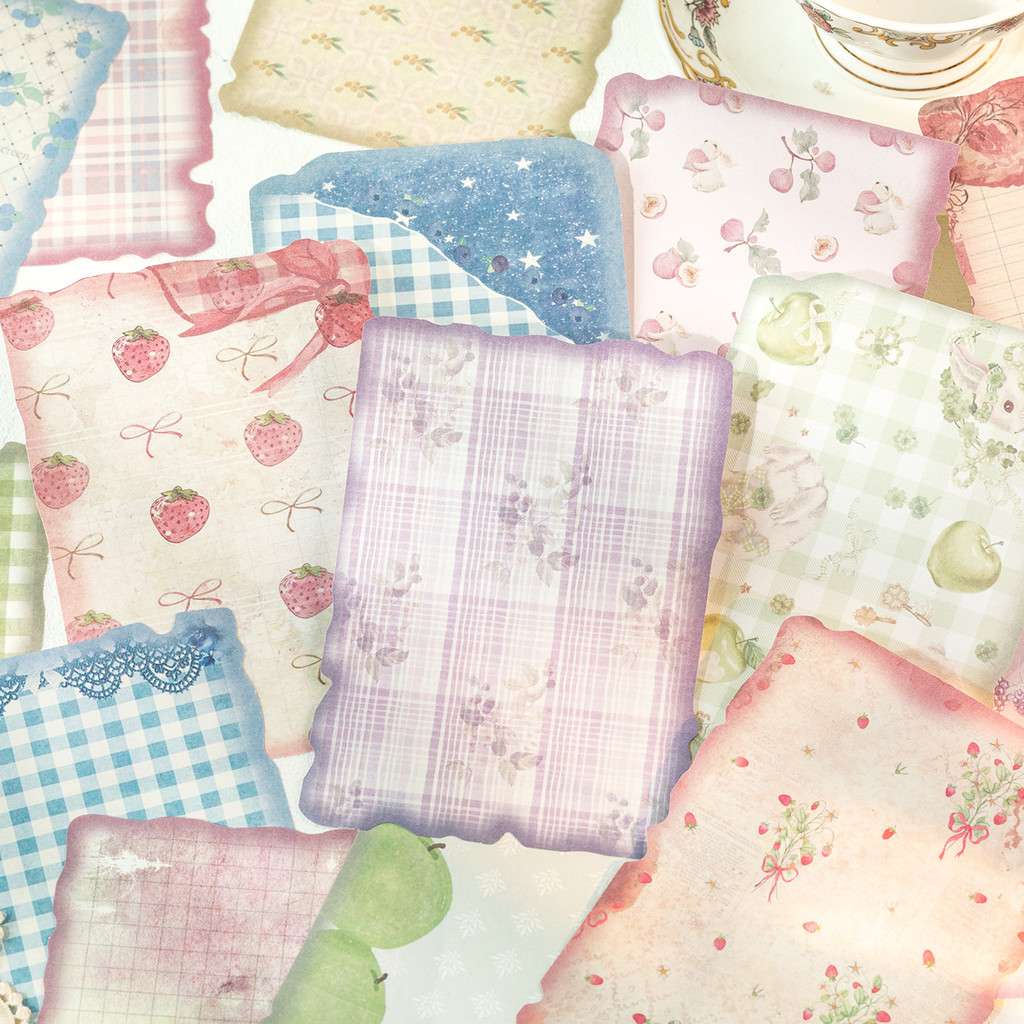 30 yaprak Vintage Scrapbook Ka - Art Craft Background incelemesi ve fiyatı