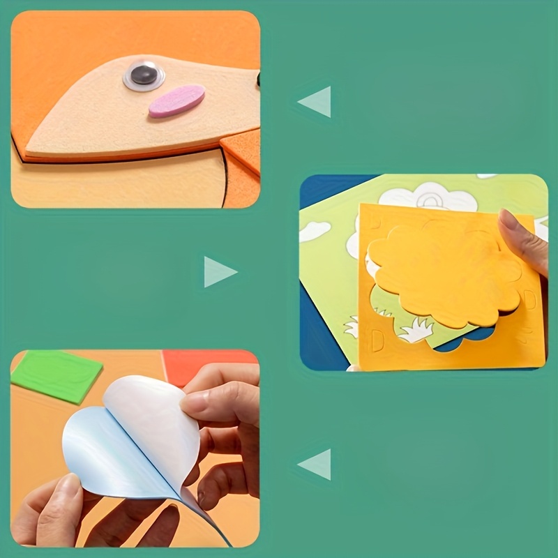Çocuklar için 3D Çıkartmalar,  - Art Craft Education incelemesi ve fiyatı